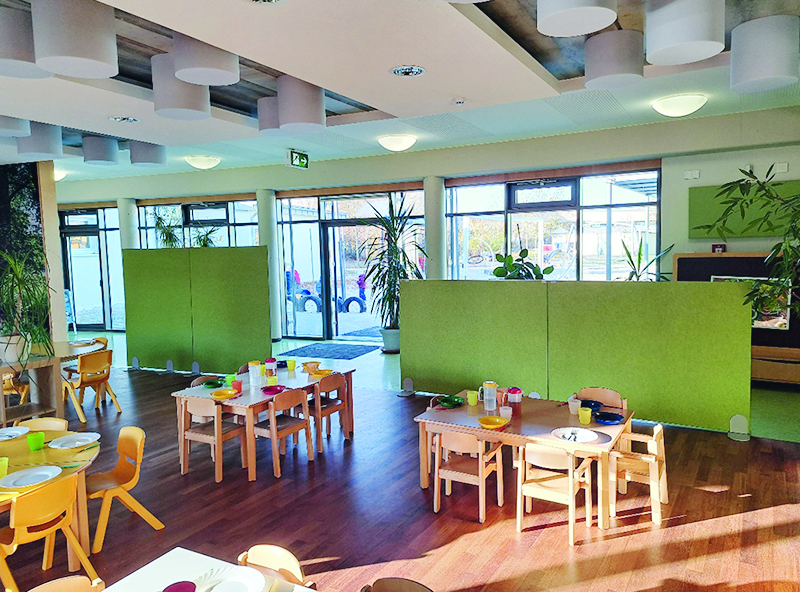 Akustik Wandelemente in Kita