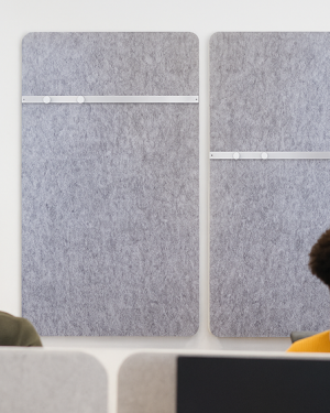 Doppelplatte, Absorber-Wandelement PET R im Callcenter mit Magnetleiste