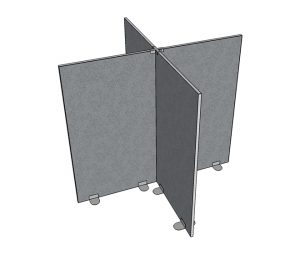 Kreuzverbinder für Stellwand PET G25