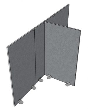 T-Verbinder für Stellwand PET G25